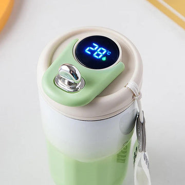 Coffee cup with Led temperature display